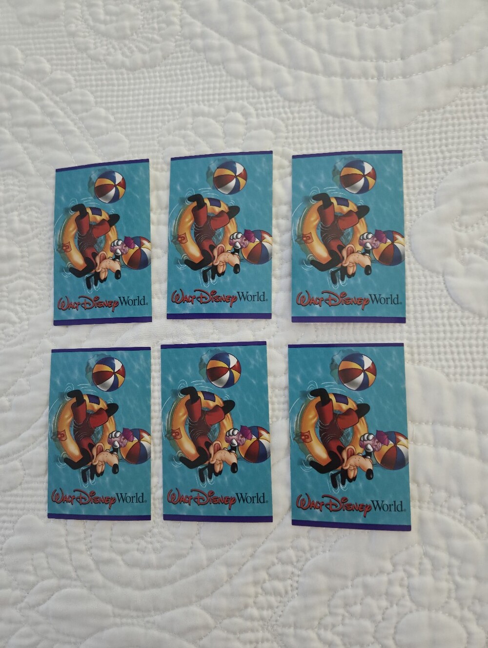 Walt Disney World Goofy Pool Sticker Set - Blue